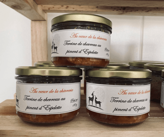 Terrine de chevreaux au piment d&#039;Espelette 
